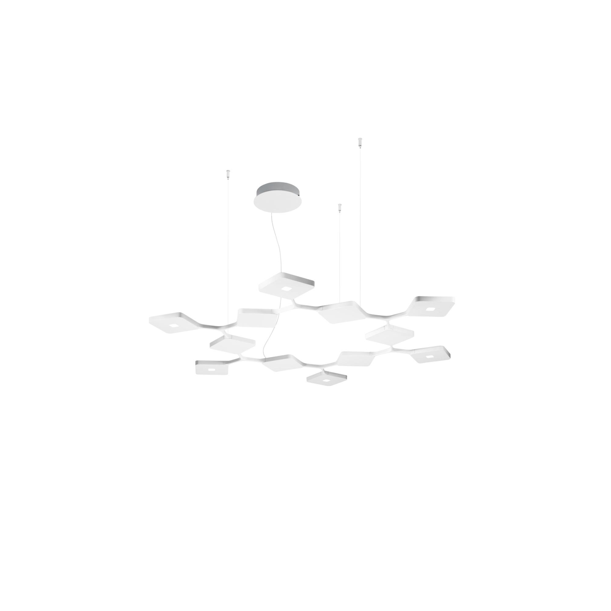 Stilnovo Quad Taklampa Upp/Ner Vit