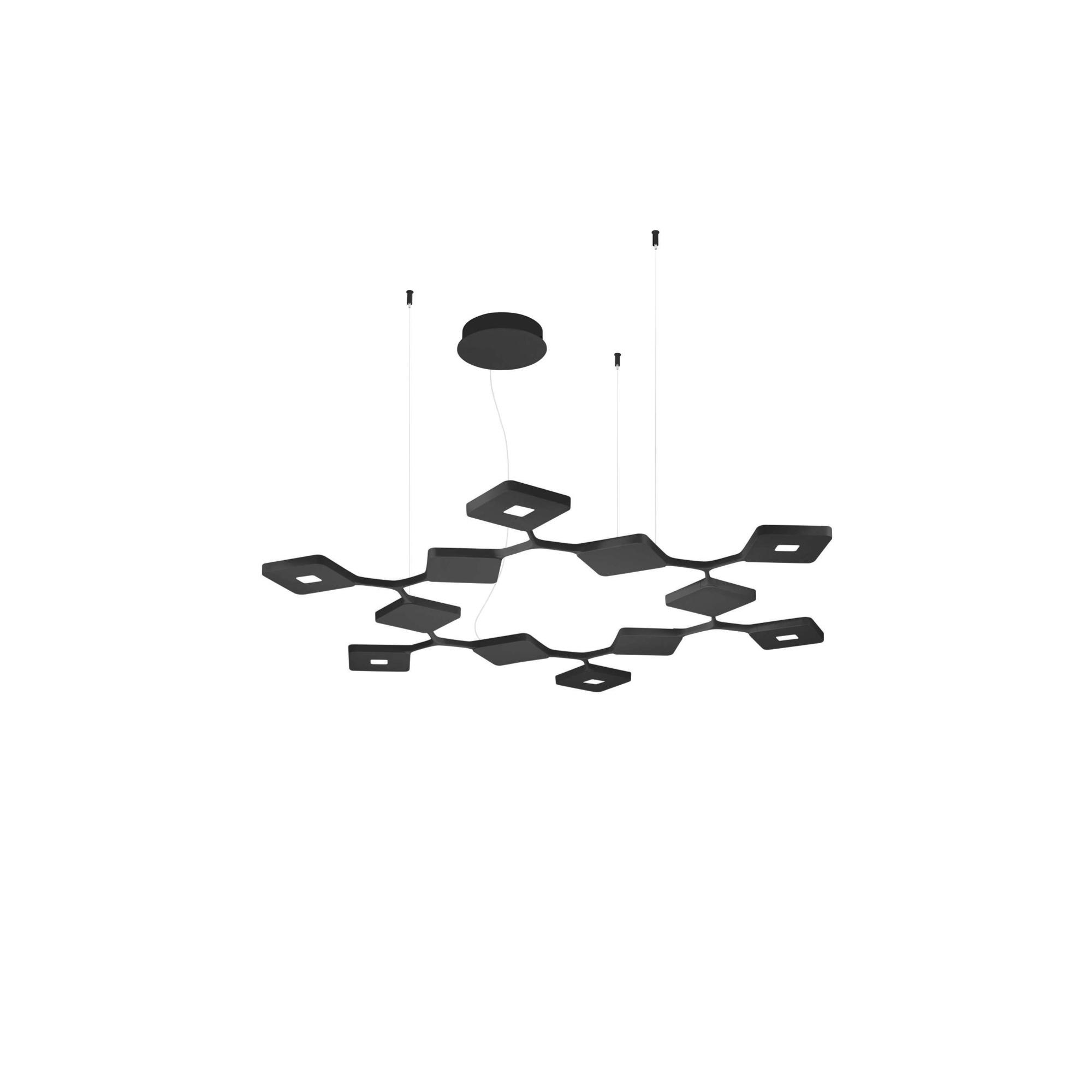 Stilnovo Quad Hanglamp Omhoog/Omlaag Zwart