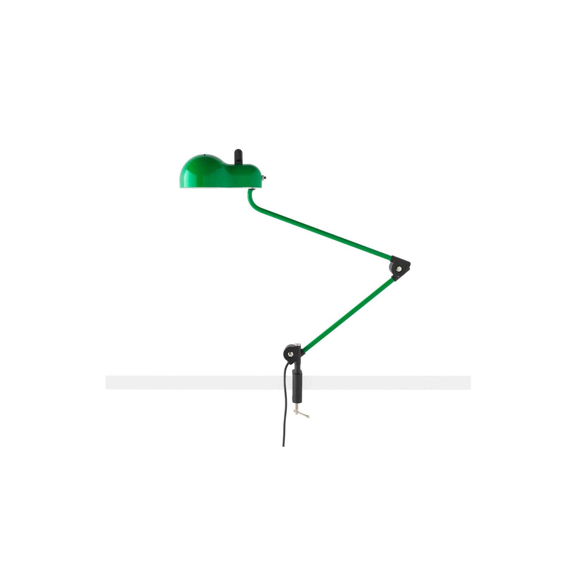 Stilnovo Topo Morsetto Table lamp Green