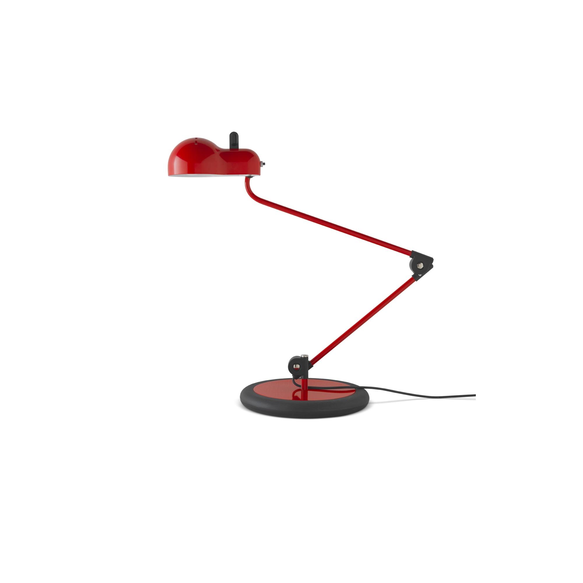 Stilnovo Topo Lumetto Tischlampe Rot
