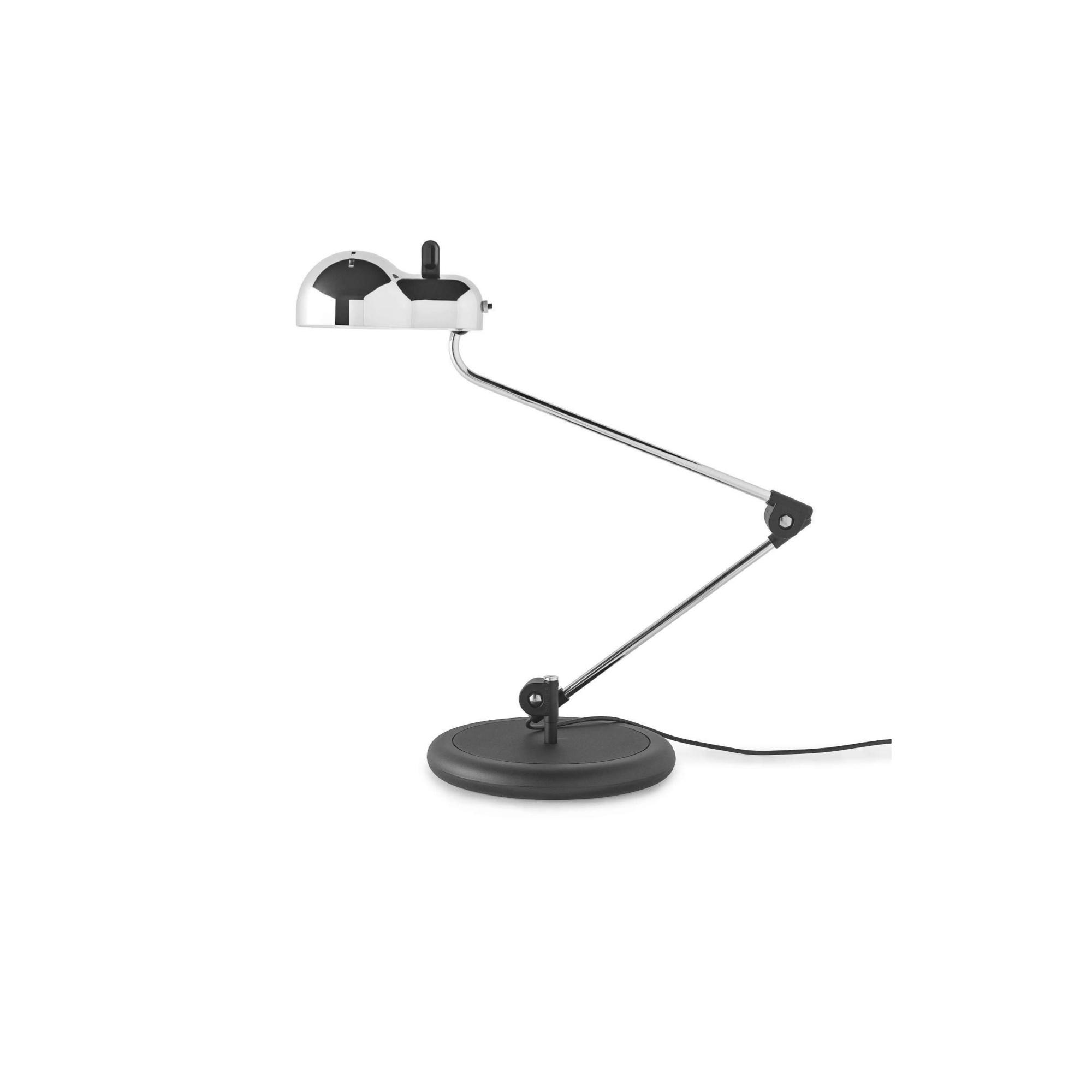 Stilnovo Topo Lumetto Tischlampe Chrom