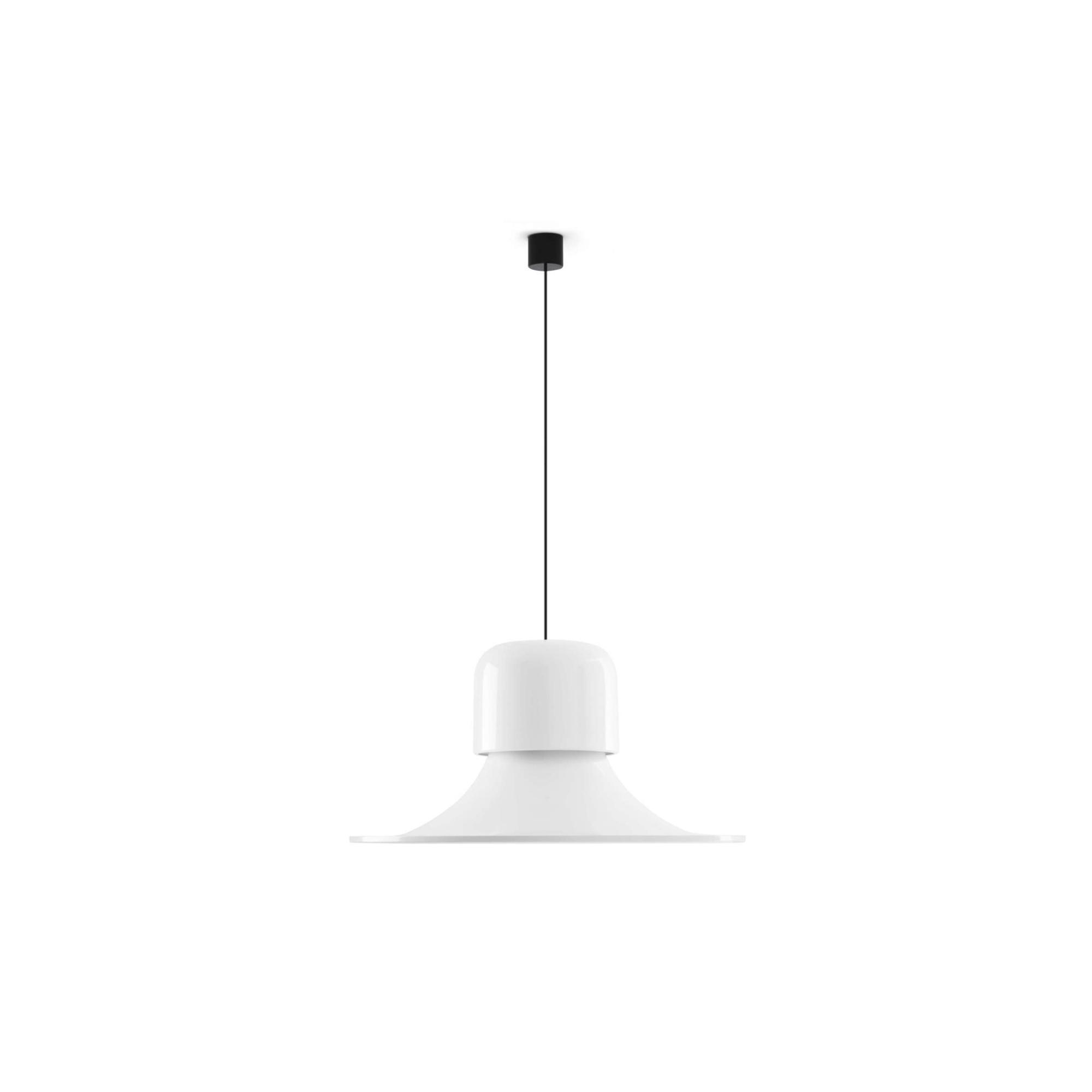 Stilnovo Campana Pendant Glossy Gray/ White