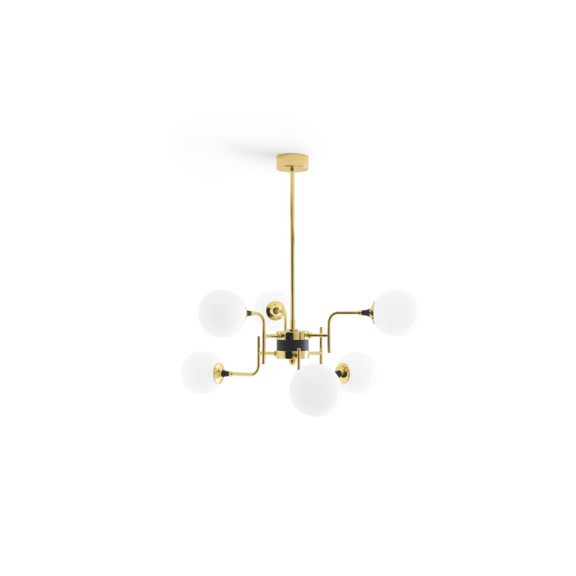 Stilnovo Galassia Pendant 6 Gold/ White