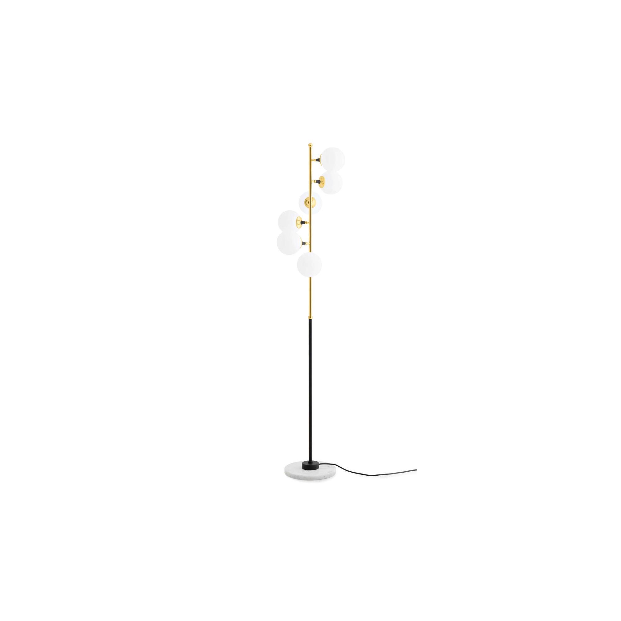 Lampa Stojąca Stilnovo Galassia Złota/ Biały