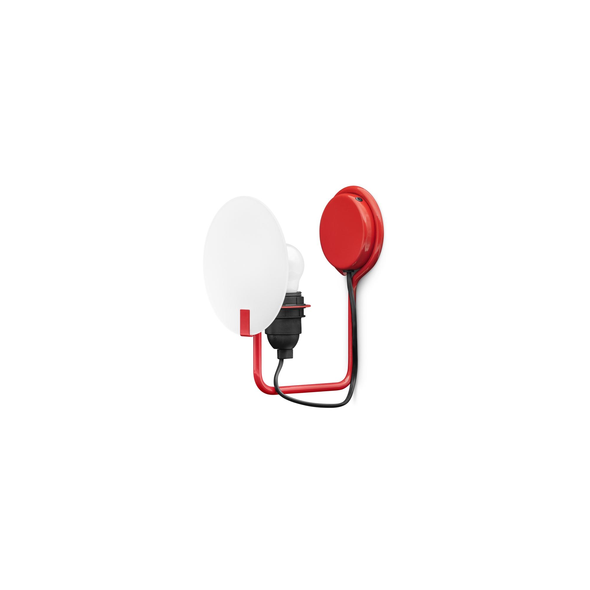 Stilnovo Bugia Lámpara de Pared 1 Rojo