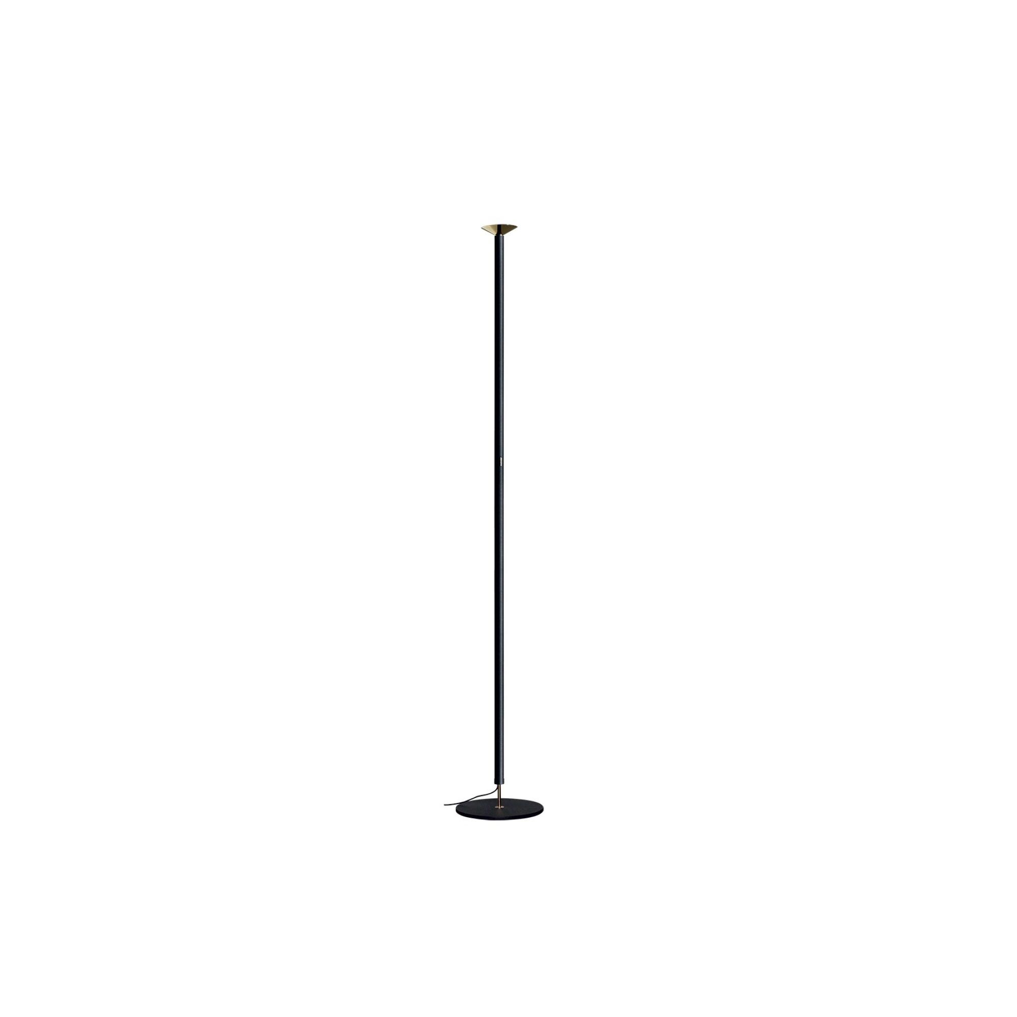 Lampa Stojąca Stilnovo Luna w Czarny