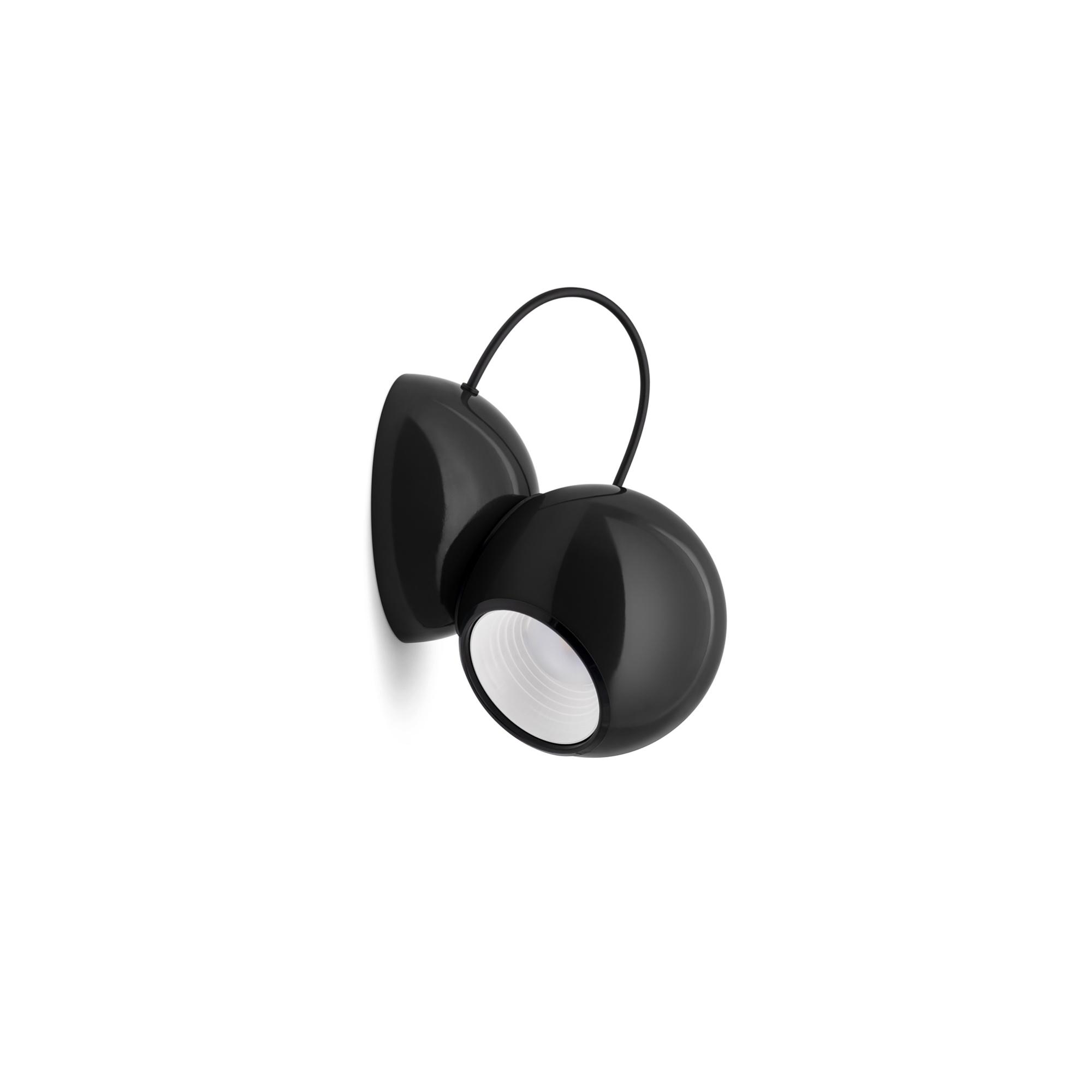 Stilnovo Gravitino Wall Lamp Glossy Black