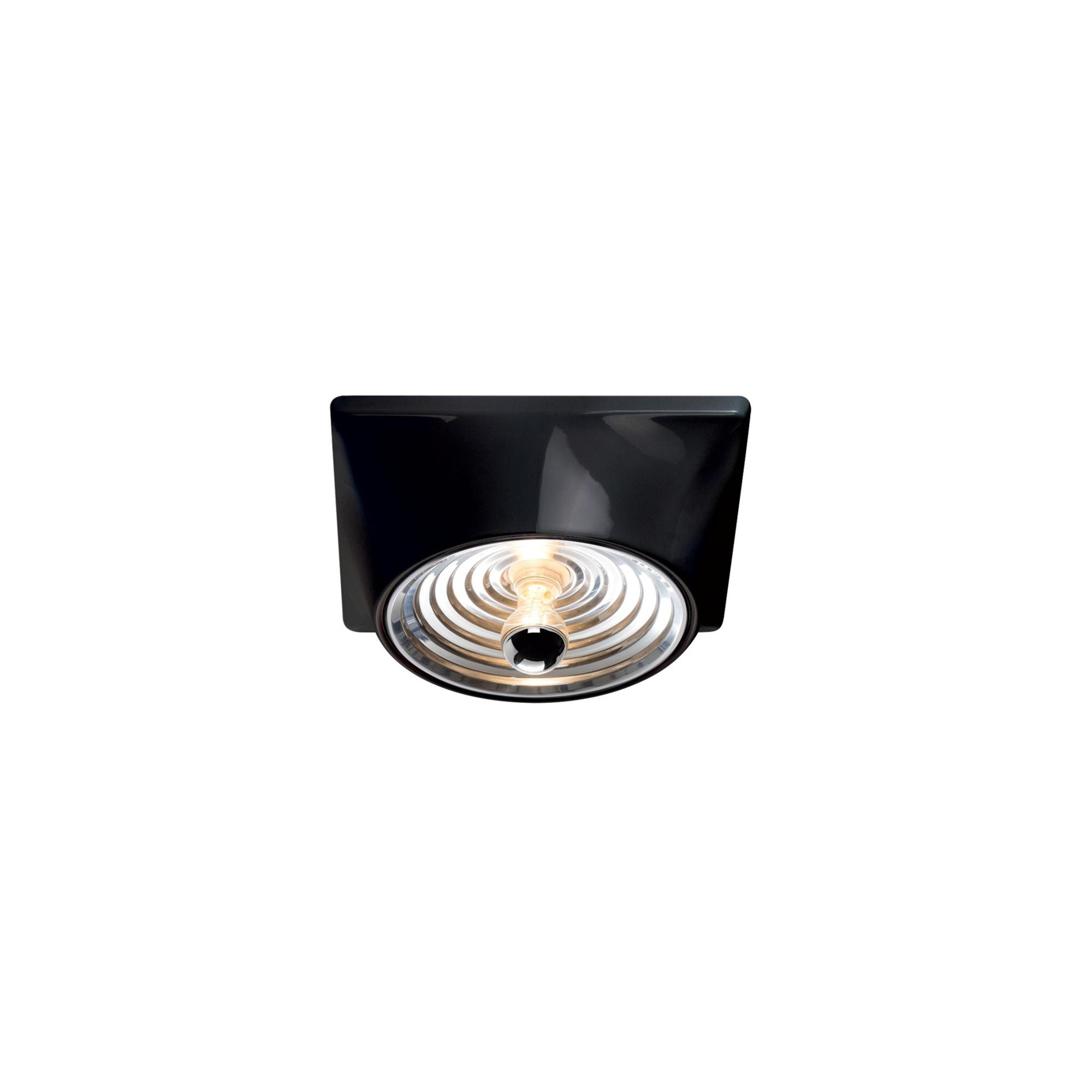 Stilnovo Goletta Vägglampa Blank Svart/ Transparent