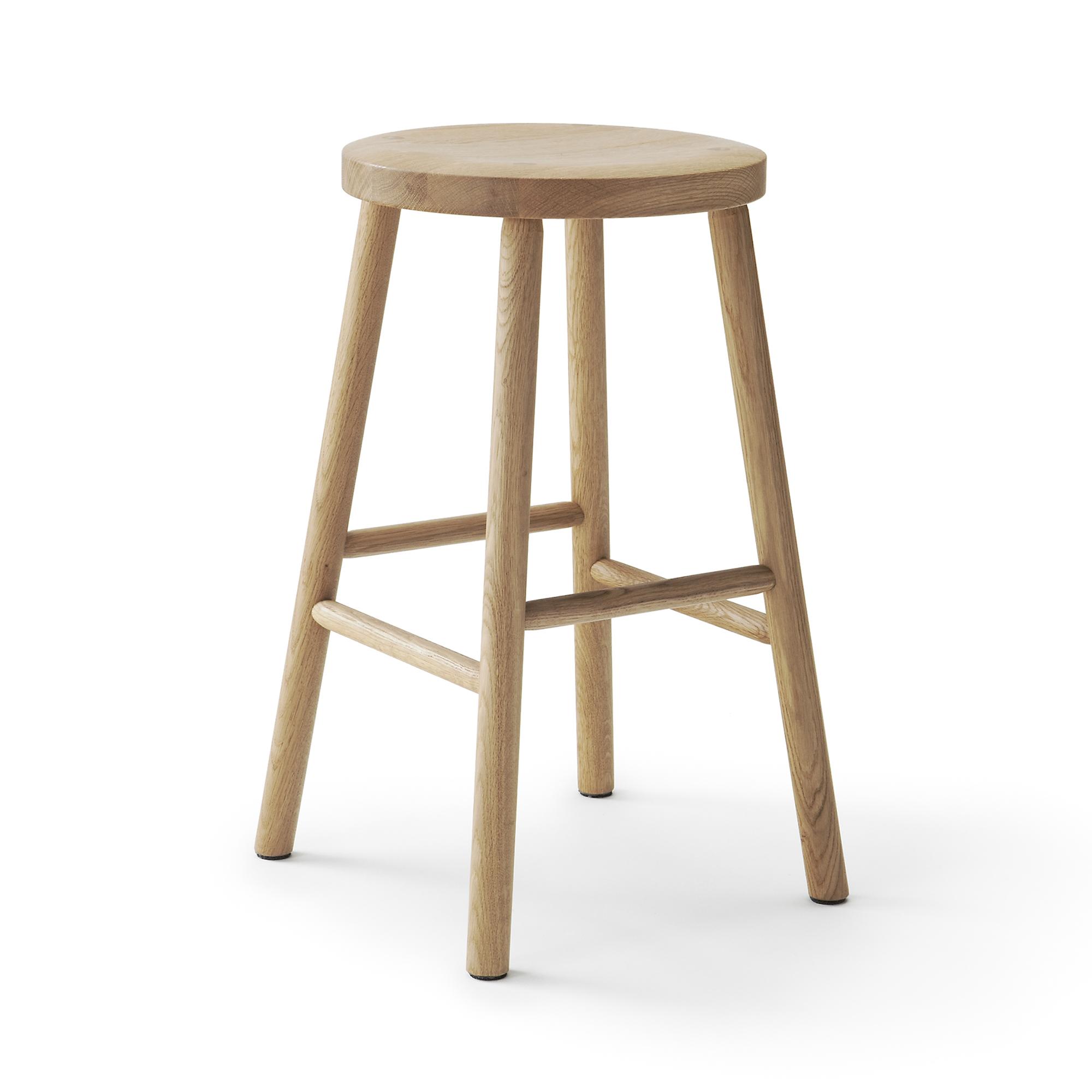 Nikari Storia Stool Oiled Oak 65 cm