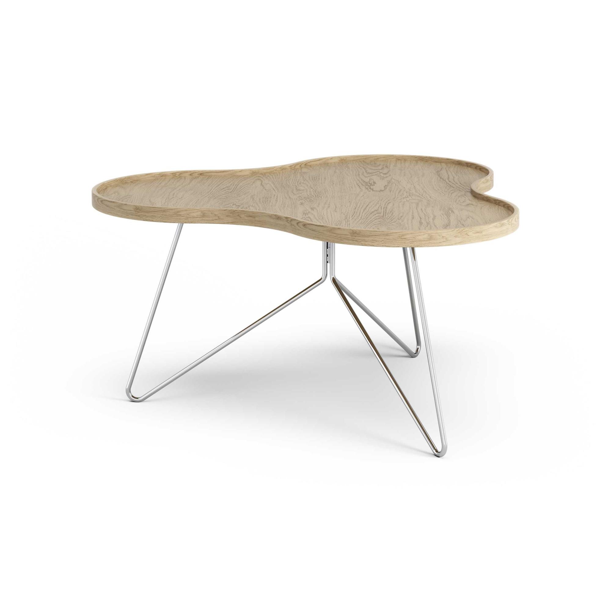 Swedese Flower Mono Sofabord 90x84 Eg/Krom