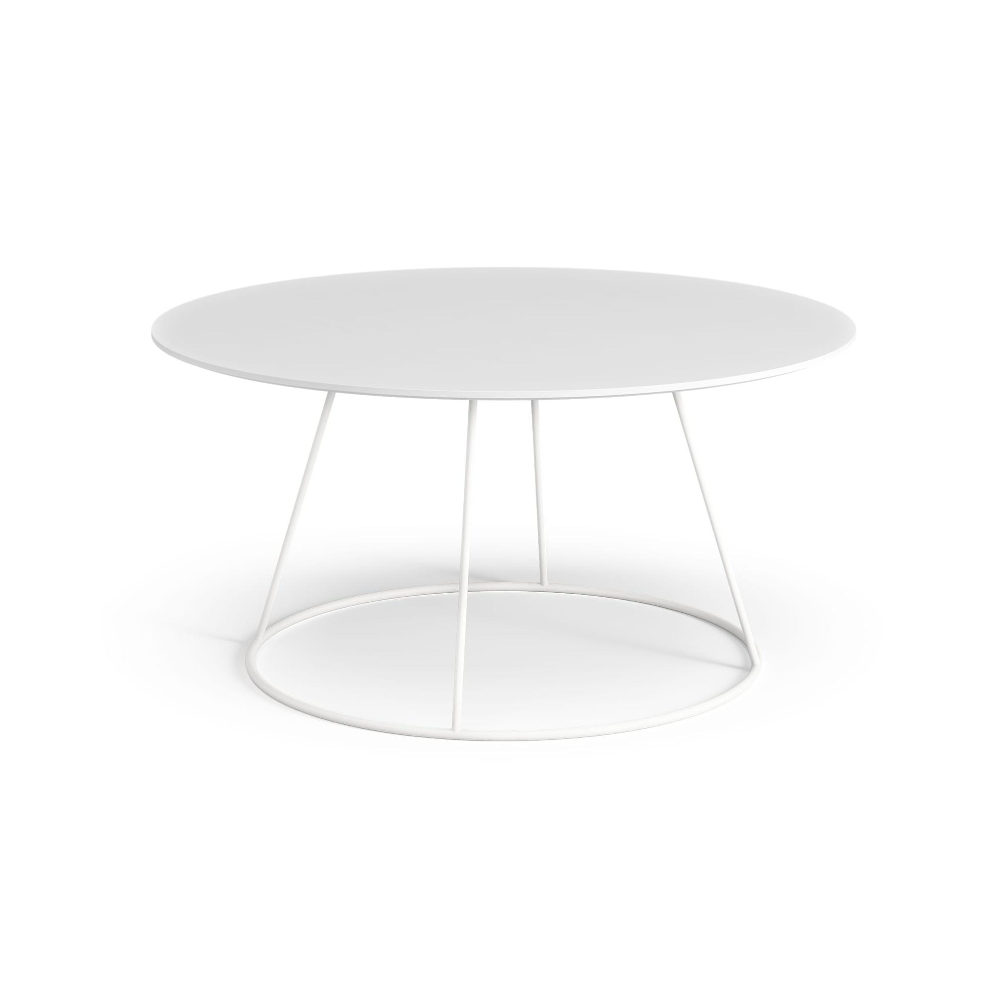 Swedese Breeze Sofabord Ø80 Hvid