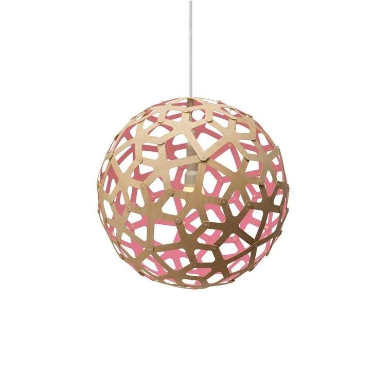 David Trubridge Coral Ø80 Pink Pendant