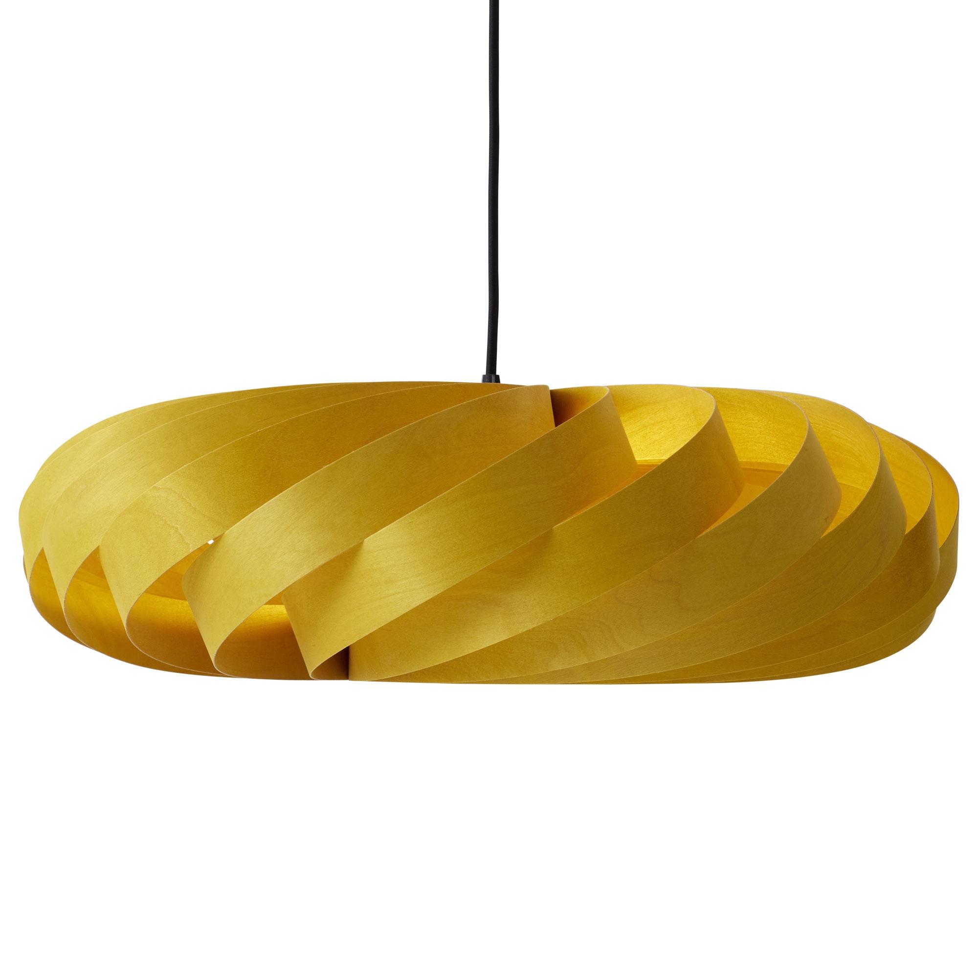 large yellow pendant light