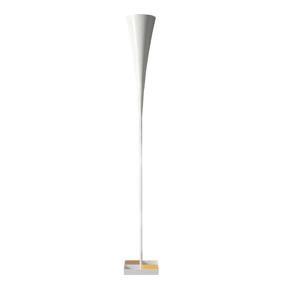 TATO De-Lux D8 Floor Lamp Orange & Matt White