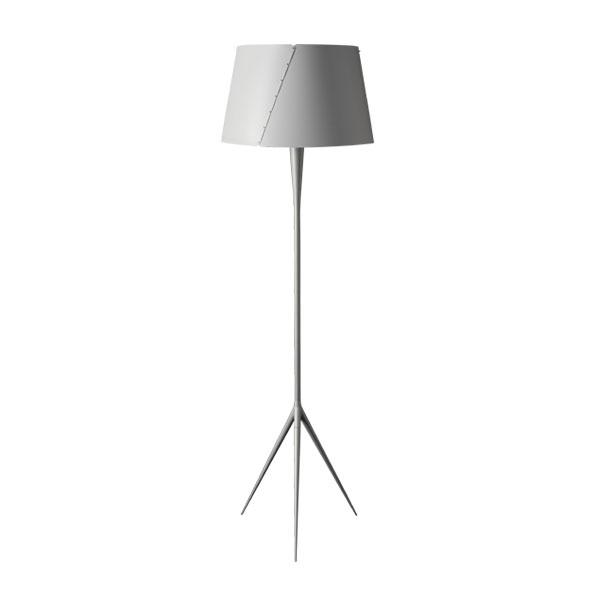 TATO De-Lux B4 Floor Lamp Silver & Matt White