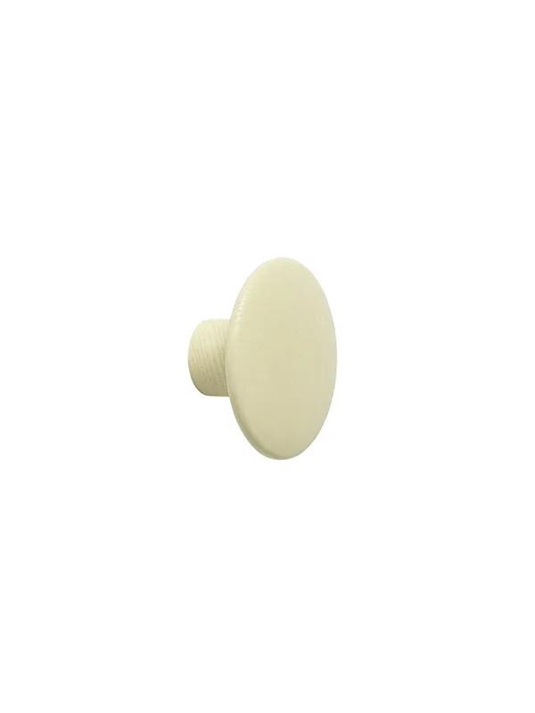 Muuto Dots Knage Træ Beige-Grøn Ø13 cm