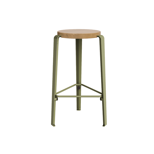 TipToe MI LOU Skammel Egetræ/Khaki Green