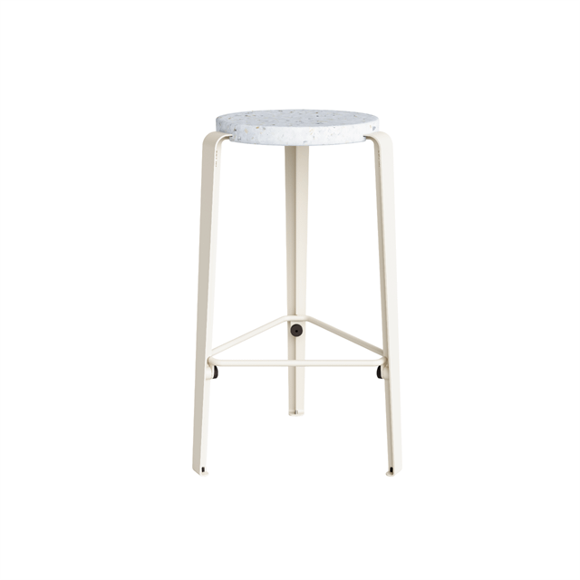 TipToe MI LOU Skammel Genanvendt Plastik Hvid/Cream White
