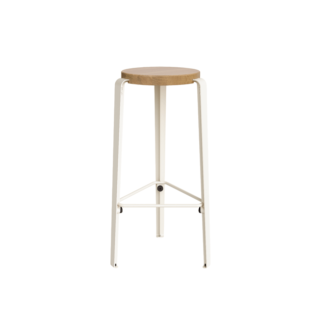 TipToe BIG LOU Skammel Egetræ/Cream White