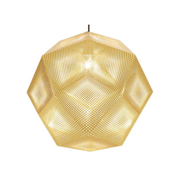 Tom Dixon Etch Lámpara Colgante Grande Latón