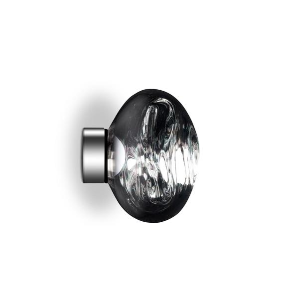 Tom Dixon Melt Surface Wand-/Plafondlamp LED Chroom Klein