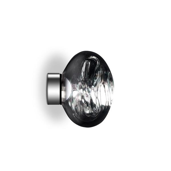 Tom Dixon Melt Surface Væg/Loftlampe LED Chrome Lille