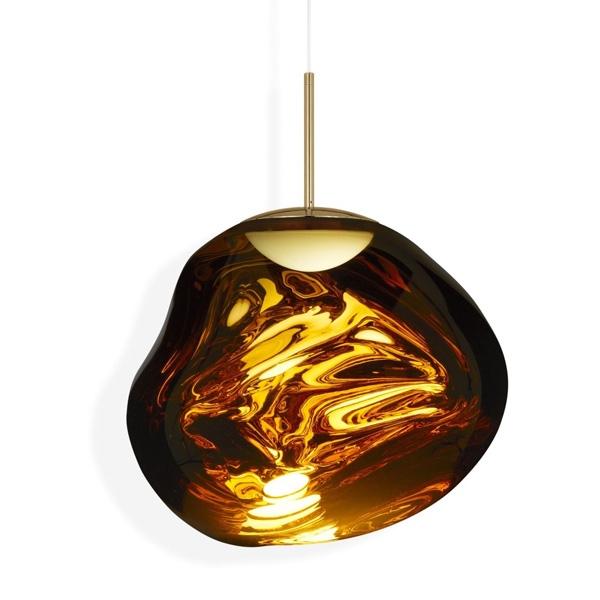 Tom Dixon Melt Lampa Wisząca LED Złota Duża