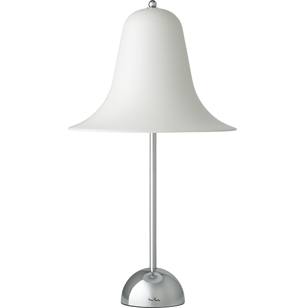 Verner Panton Pantop Bordlampe Matt Hvit