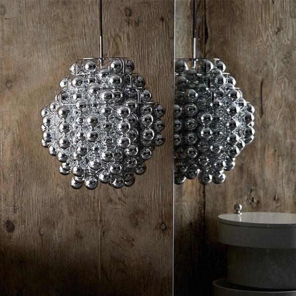 Verner Panton Ball Takpendel Silver