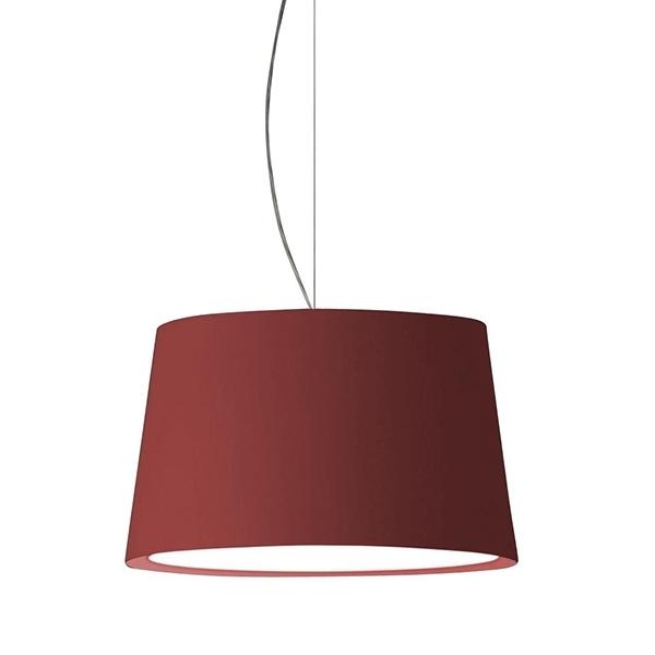 Vibia Warm Pendel Aluminium Schirm Matt Rot