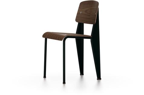 Vitra Standard -ruokailutuoli Deep Black/Dark Oak