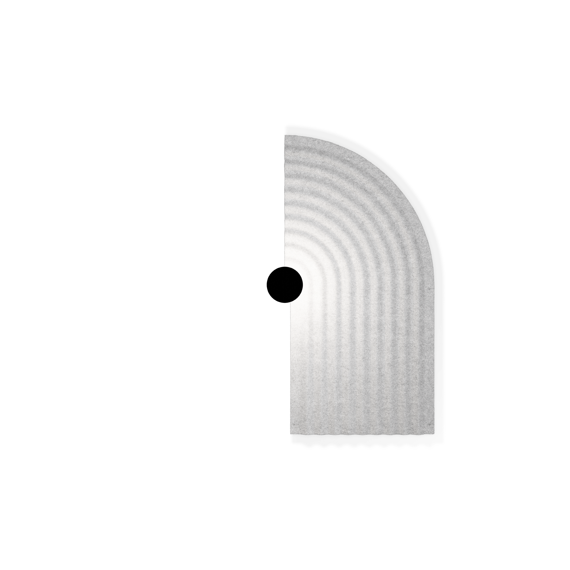 Wever & Ducré TAPIS SOFT 3.0 Væglampe Felt Marble Grey