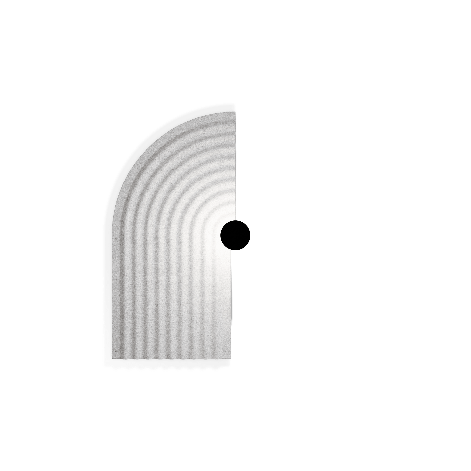 Wever & Ducré TAPIS SOFT 4.0 Væglampe Felt Marble Grey