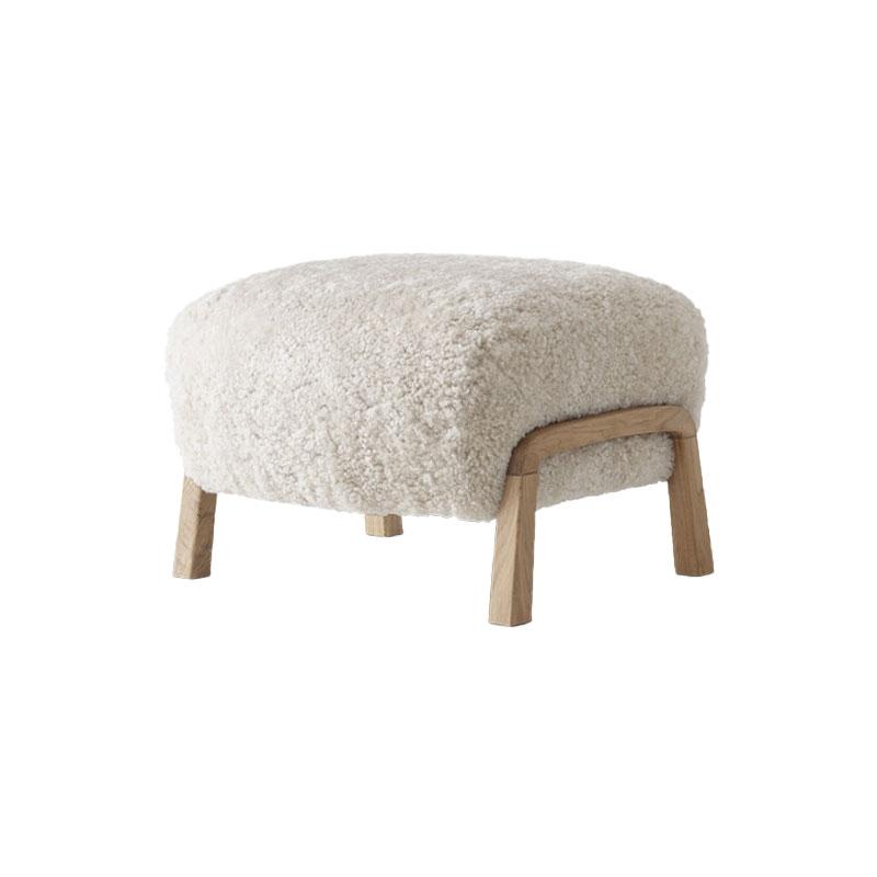 &Tradition Wulff ATD3 Pouf Lampaannahka Moonlight/Oak