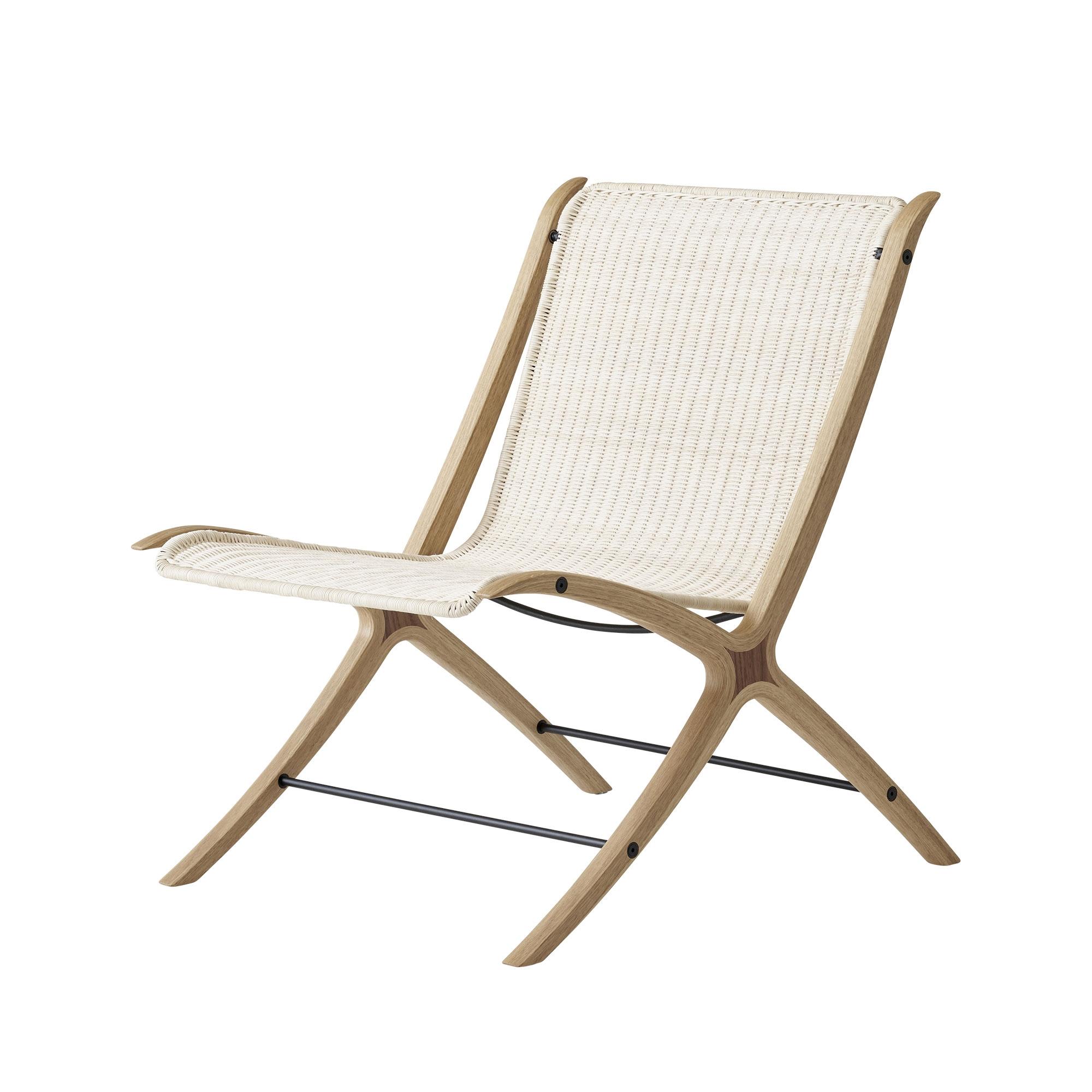 &Tradition X HM10 Fauteuil Gelakt Eiken/Rattan