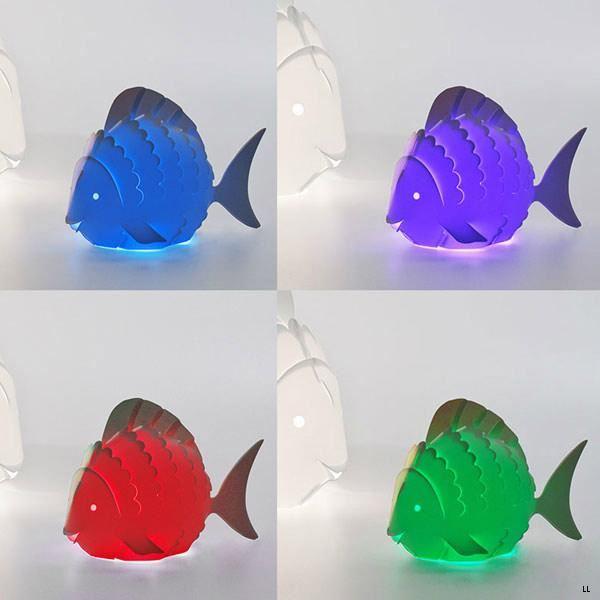 Dekbed Nodig uit klei Zoolight Mini Fish Children's Table lamp | AndLight