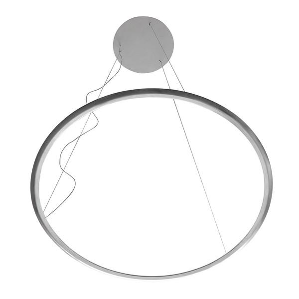 Artemide DISCOVERY Pendelleuchte, Transparenter Lampenschirm, Gehäuse Aus Satiniertem Aluminium