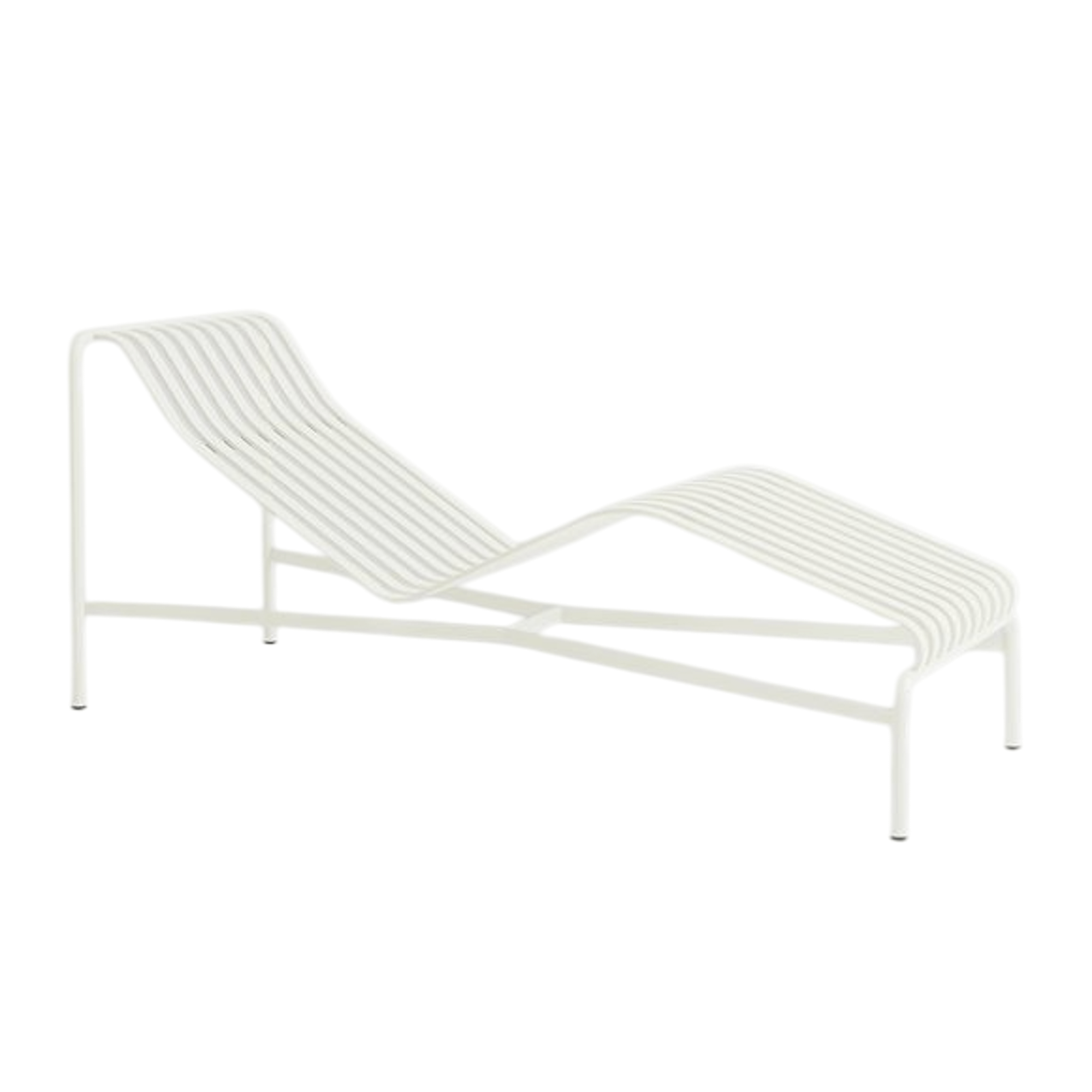 HAY Palissade Chaise Lounge Creme Hvid