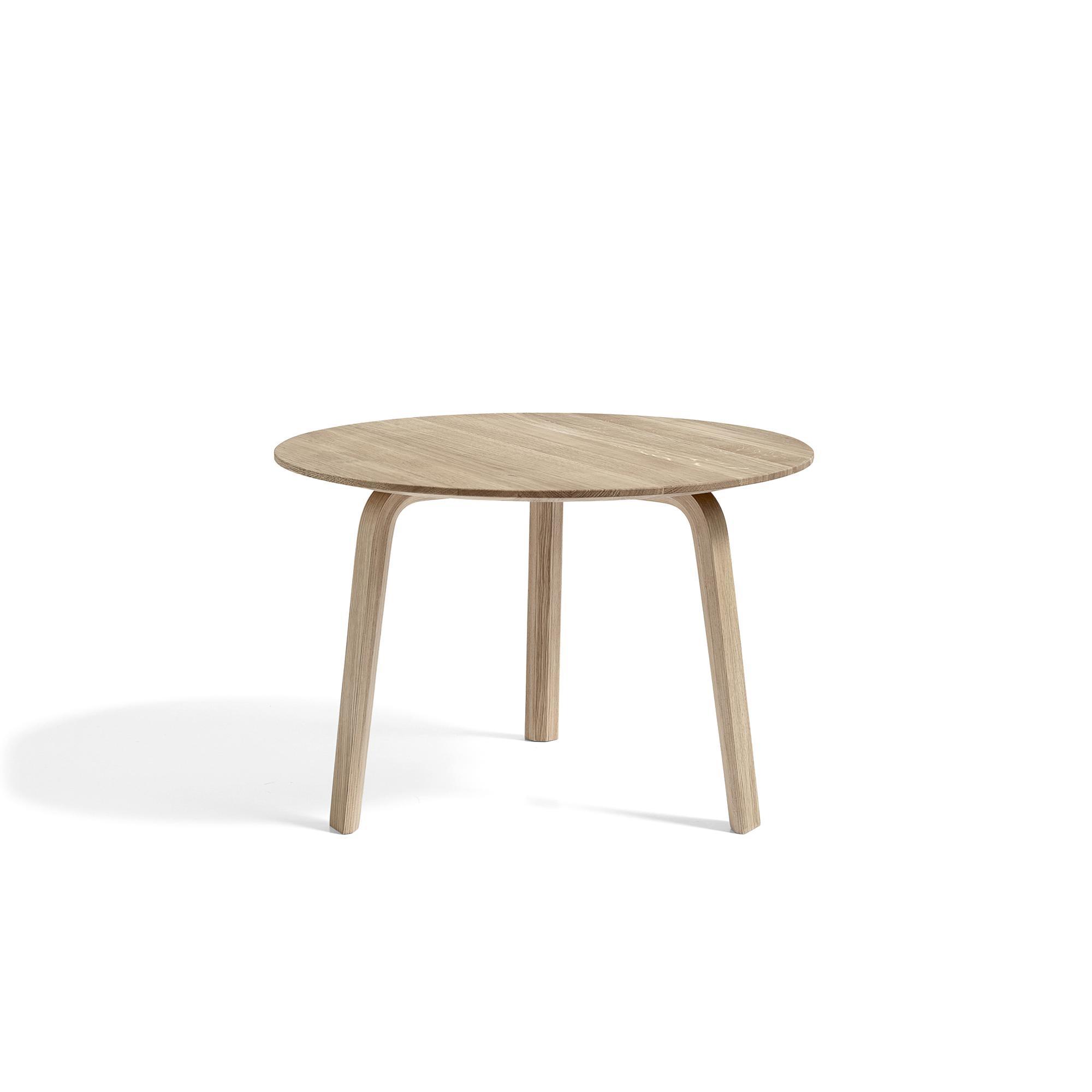 HAY Bella Coffee Table Ø60 x H39 Lacquered Oak