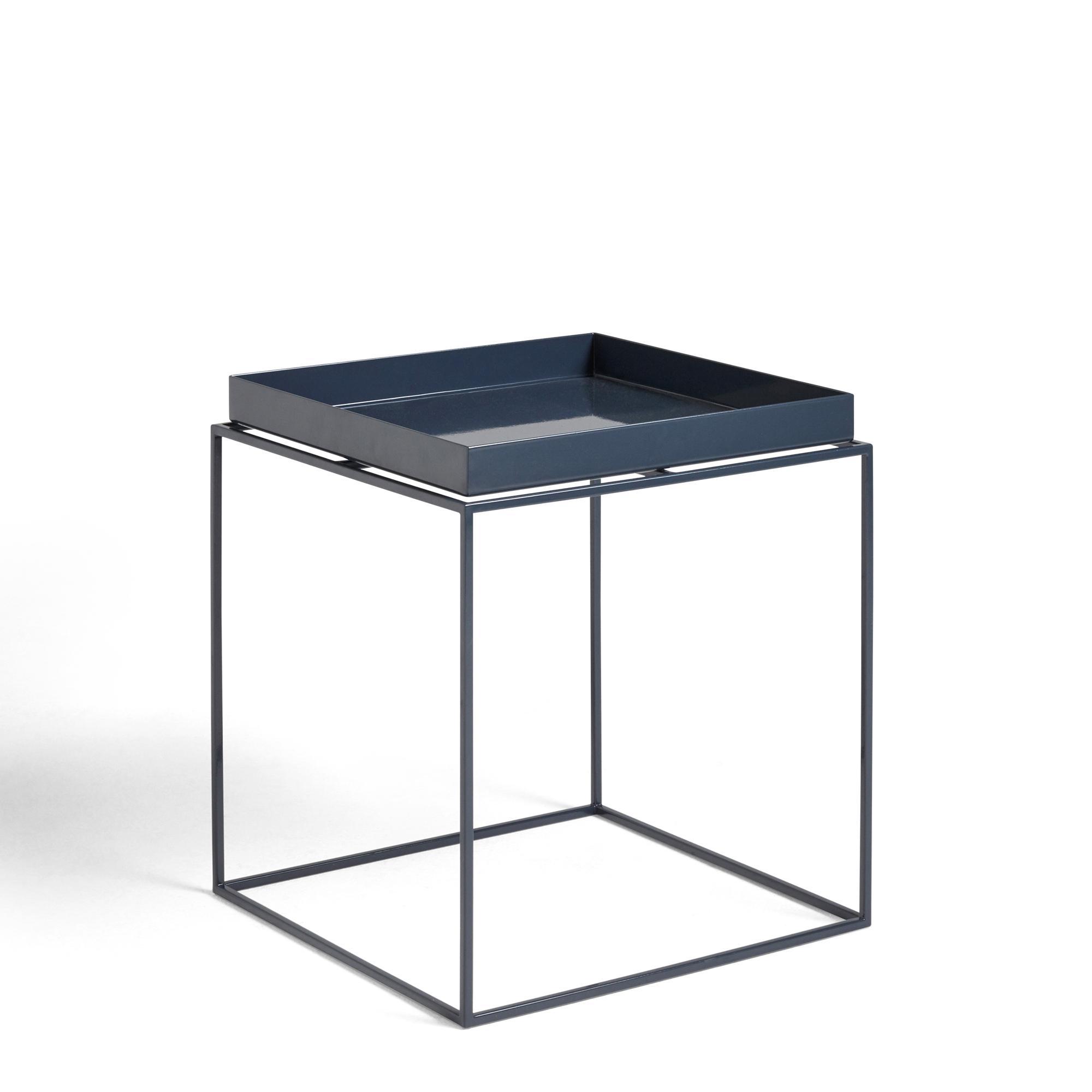 HAY Tray Side Table Medium Deep Blue