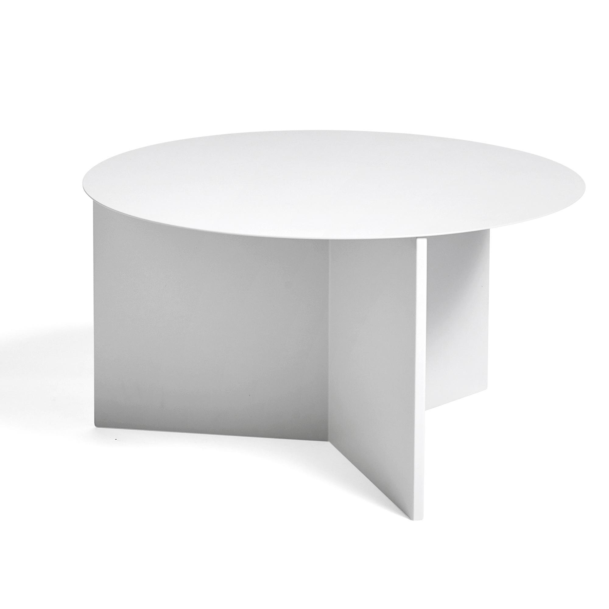 HAY Slit Coffee Table Round Ø65 White