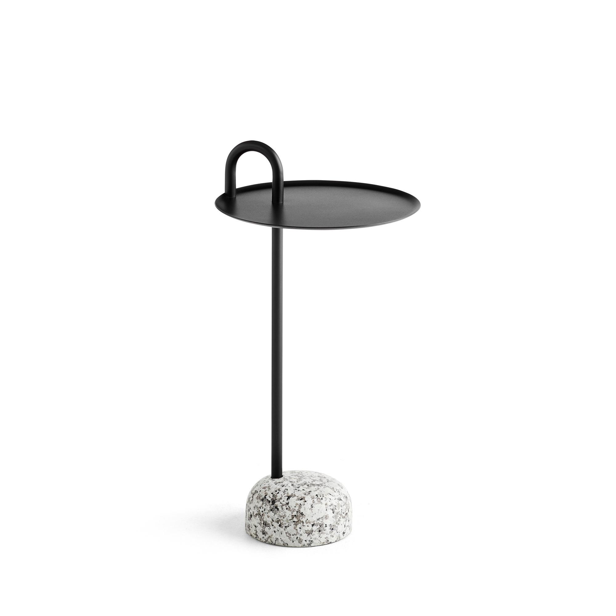 HAY Bowler Side Table Granite/ Black