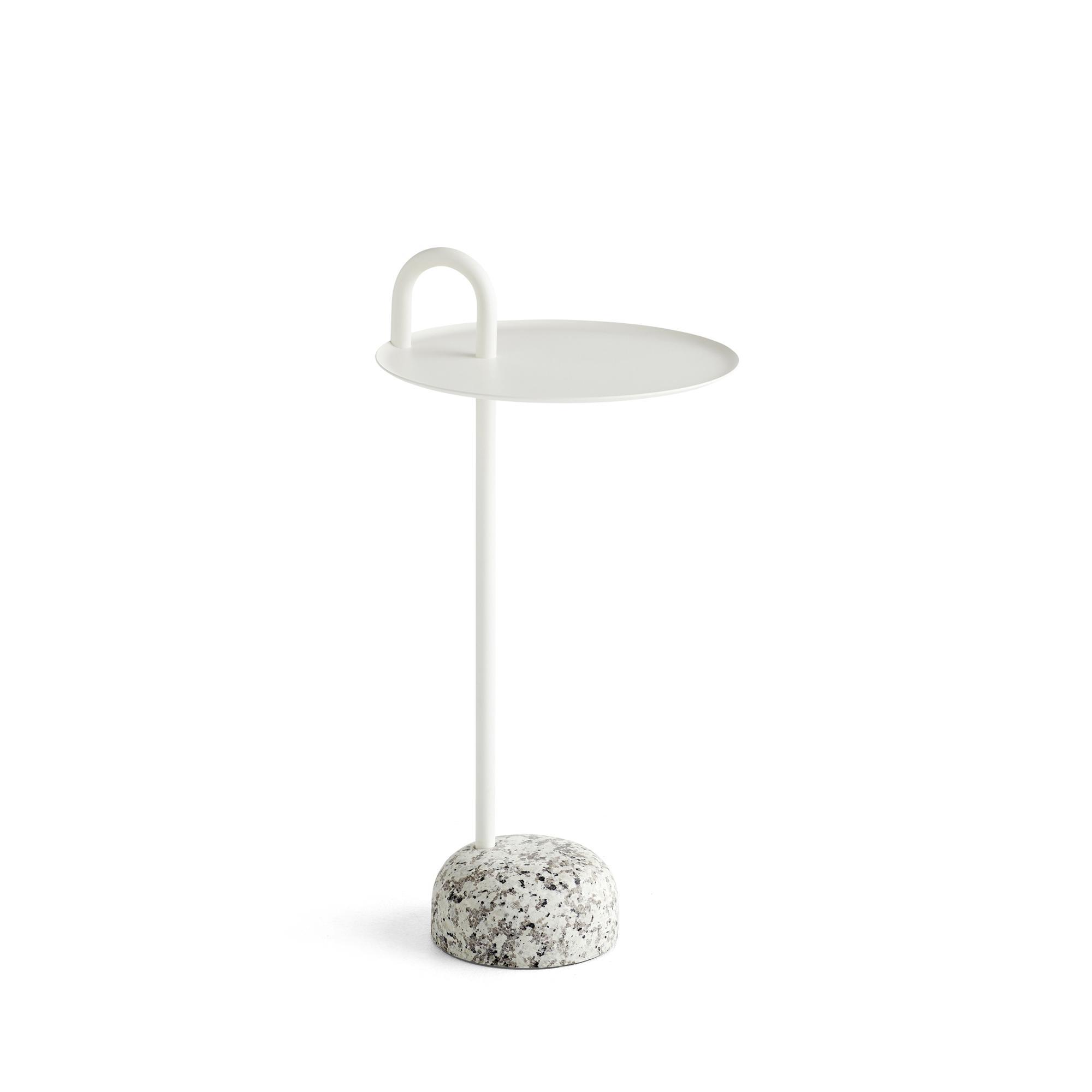 HAY Bowler Side Table Granite/ Cream White