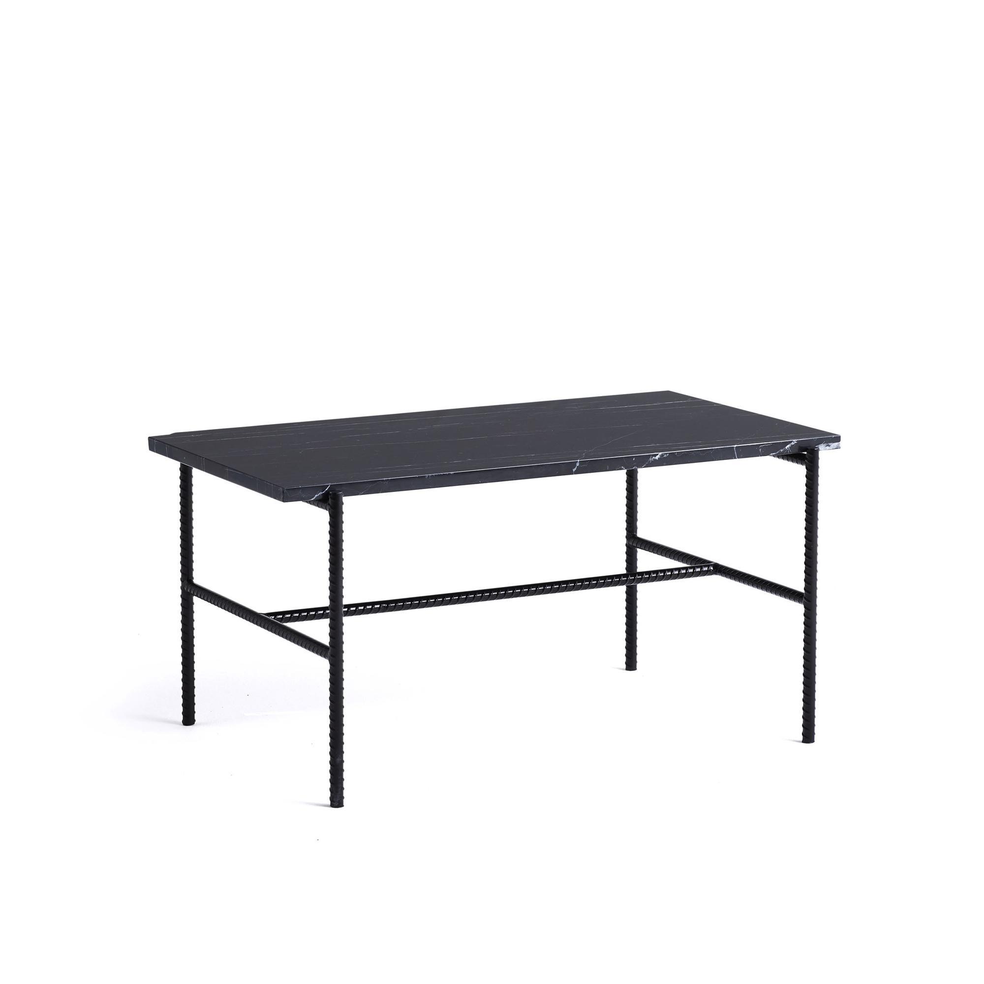 HAY Rebar Coffee Table Ø49 Black Marble