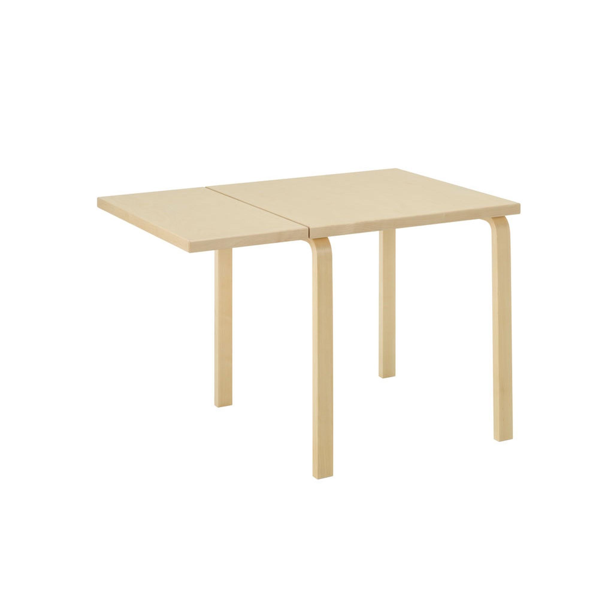 Artek Aalto DL81C Stół jadalny ze składaną Brzozowy