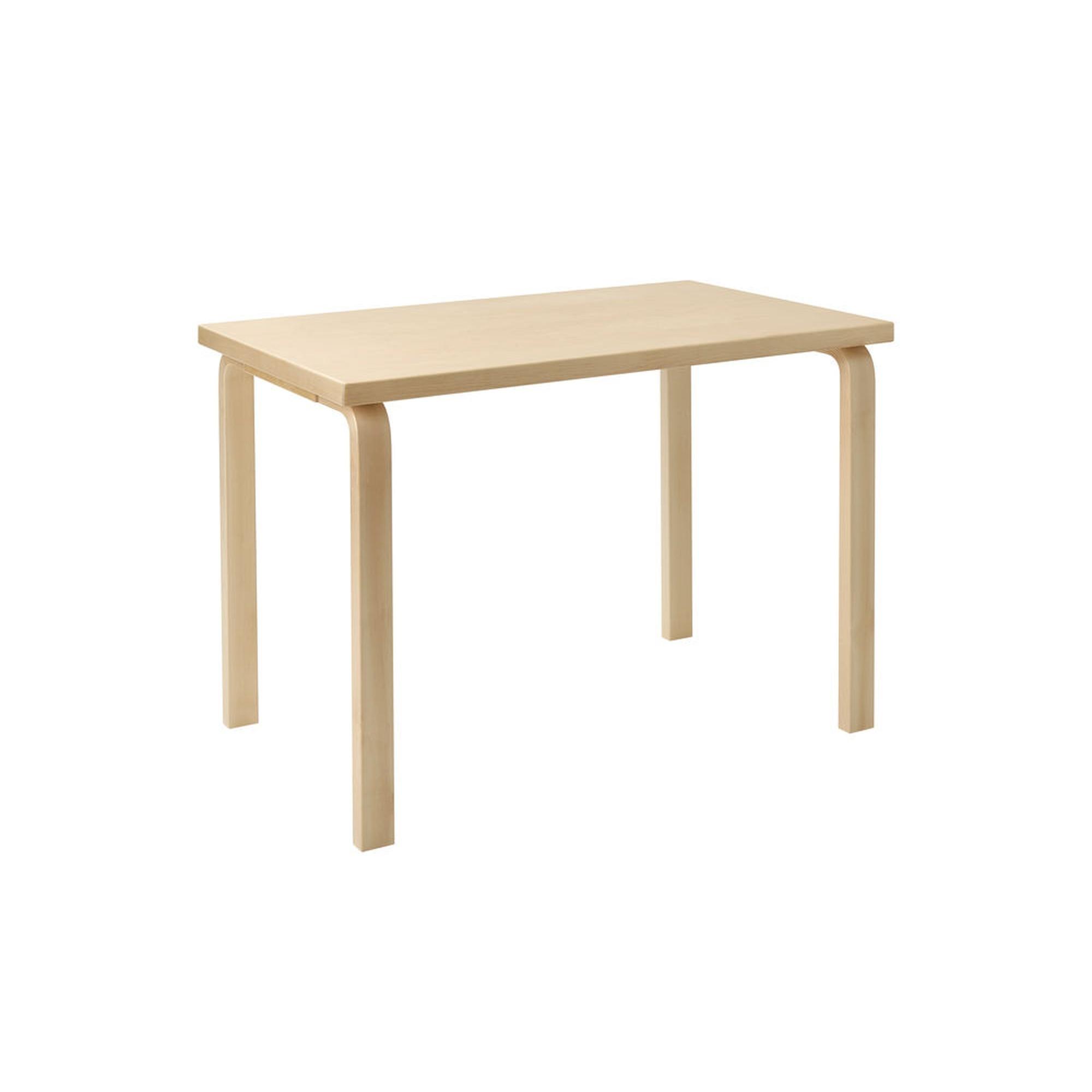 artek Aalto 80B Children\'s Table Rectangular Birch