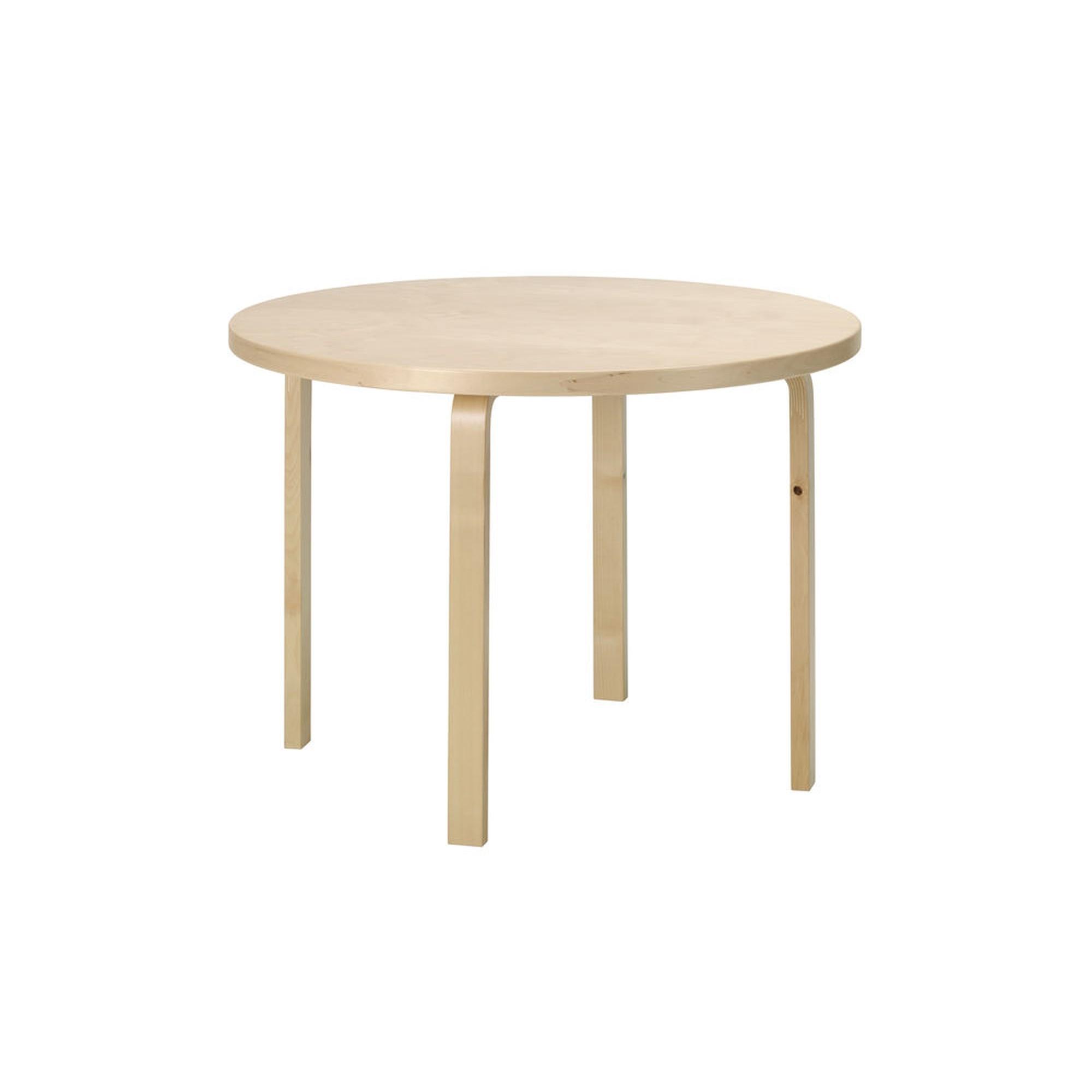 artek 90A Dining table Ø100 Wild Birch