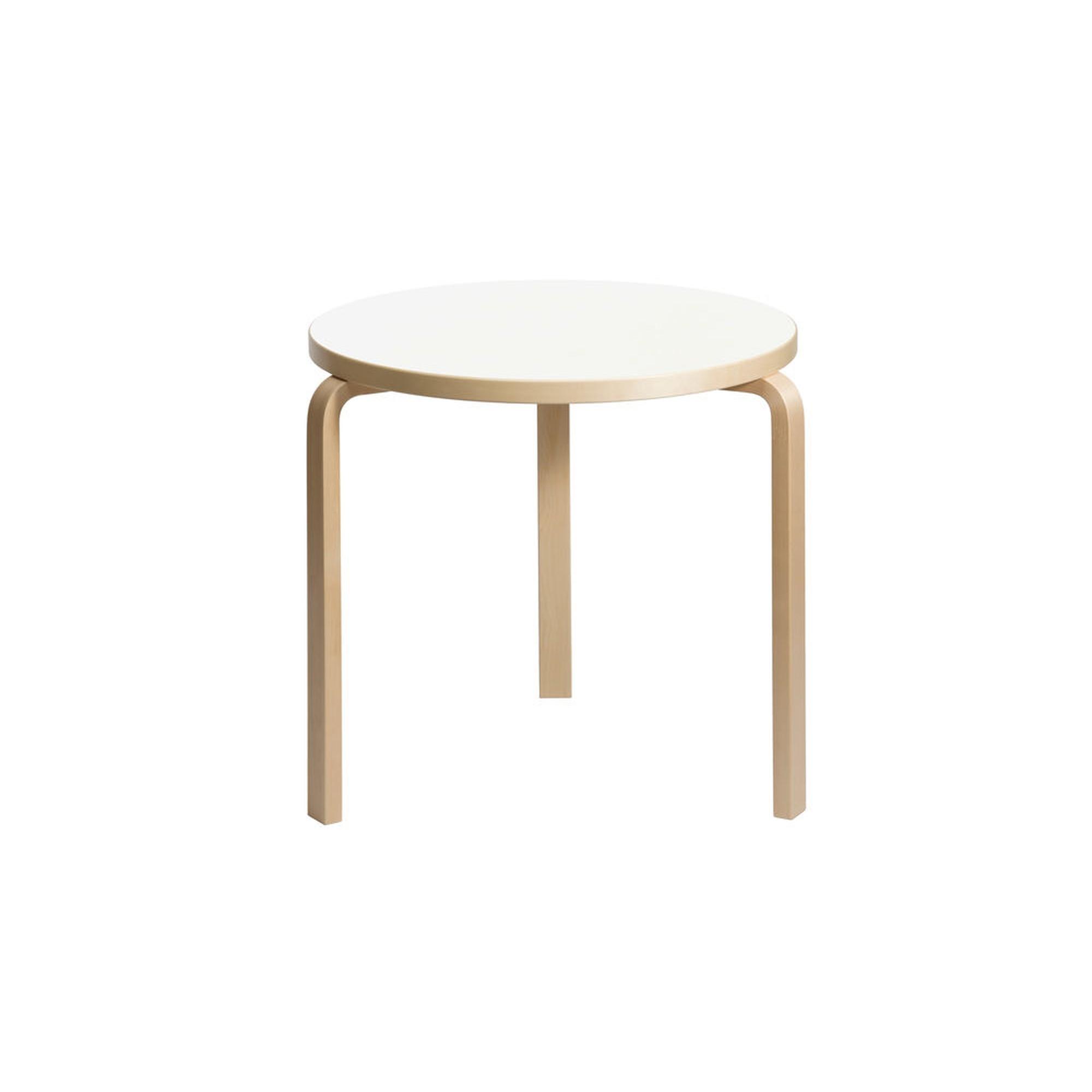 Table de salle à manger Artek 90B Ø75 Blanc