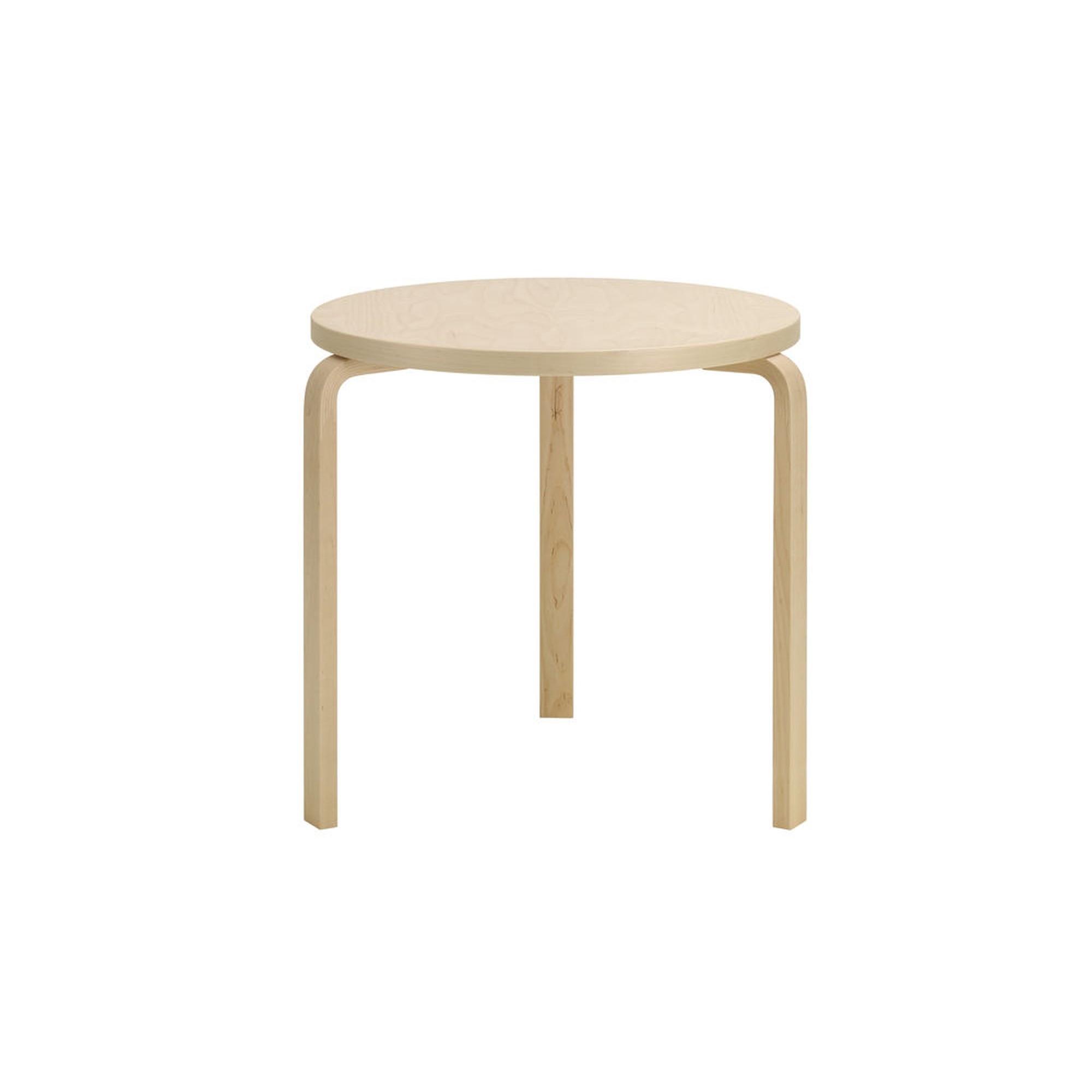 artek 90B Dining table Ø75 Birch