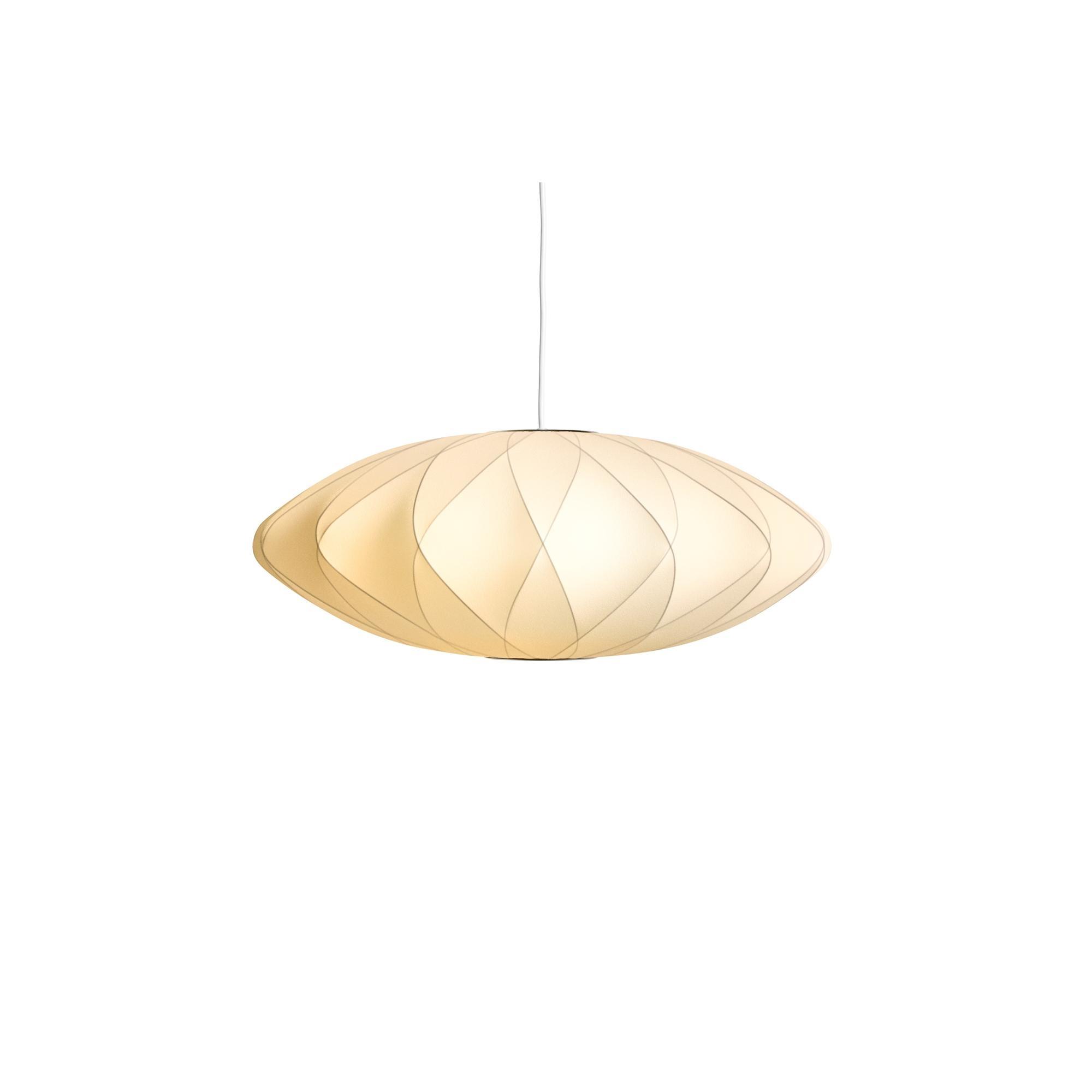 HAY Nelson Saucer Crisscross Bubble Pendant Medium Off-White